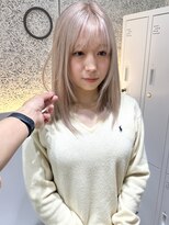 オプス 大名店(Ops)&nbsp;ブリーチ/ホワイトミルクティー/透明感カラー