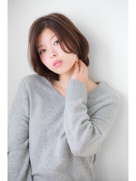 アリエッタ(aRietta) 【aRiettaスタイル】センターパート/透明感/上品ボブ/大人可愛い