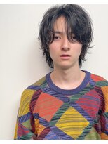 ユノ(juno)&nbsp;メンズグレージュパーマ　＜くせ毛風パーマ＞