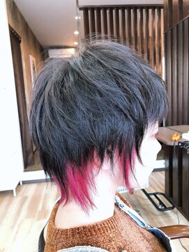 リードヘアーバイバンプ(Lead Hair by vamp) インナーカラーショート