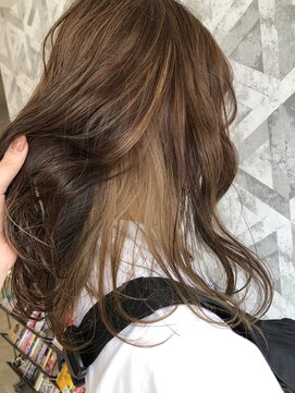 ヘアデザイン ファブロ(hair design FABRO.) ロング☆インナーベージュ