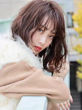 エムスラッシュ みなとみらい馬車道店(M SLASH) M.SLASH馬車道/ピンクべージュ/くせ毛風/アンニュイ/濡れ髪z2