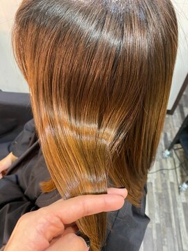 ヘアー リードレス(hair Re:dress) ヘーゼルベージュジェシカライツ☆ツヤ感ナチュラルストレート