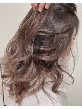 ヘアードットツミキ(HAIR.TSUMIKI) ゆるふわピンクグレージュ