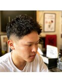 アップバングスタイル