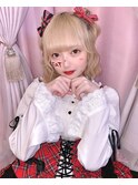 【ハロウィンヘアセット＆傷メイク】ふわふわくまさんヘア♪
