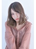 ウルフマッシュ/リバースカールホワイティアッシュ/ワイドバング