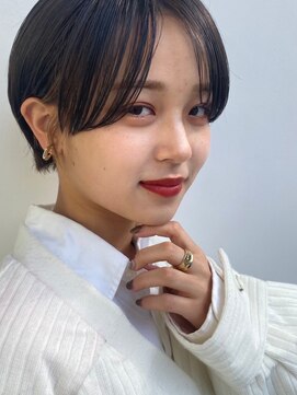 ガーデン タチカワ(garden tachikawa) ニュアンスカラー暗髪コンパクトショートボブ