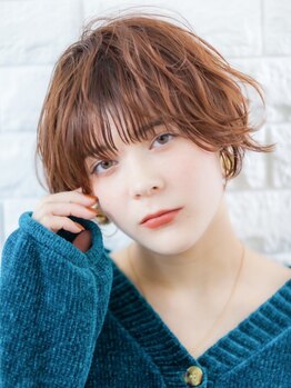 リバティー(LIBERTY)の写真/話題の"ハホニコトリートメント"取り扱い☆光にツヤっと反射するような光沢感のある仕上がりが嬉しい！