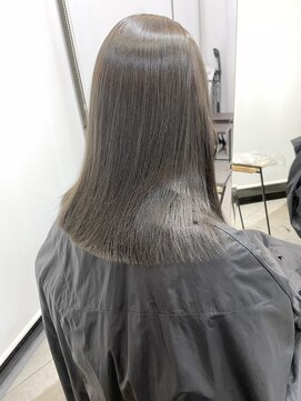 メゾンアクア 表参道(Maison ACQUA) ◎ブリーチなし透明感カラーグレージュラベンダーアッシュ