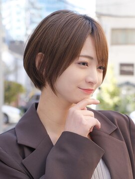 ミラリー トウキョウ(Mirareee Tokyo) 20代30代40代◎小顔ショートボブチョコレートカラー新宿代々木