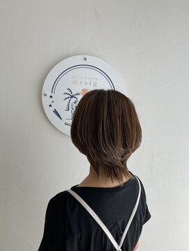 ミューシグ(mysig) ウルフカット