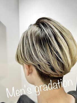 ブランカヘアー 高浜(BLANCA HAIR) ショートバレイヤージュ