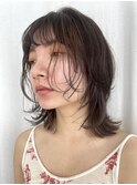 シースルーな毛先が可愛さ抜群◎大人フェミニン♪