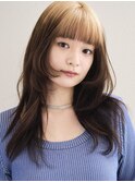 似合わせ イメチェンヘアスタイル ハッシュカット フルバング