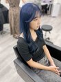 ミステル(MISTEL)&nbsp;ブリーチカラーのネイビーは色落ちも綺麗です