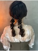 ツイン編み下ろし