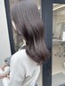 【カットなし】カラー+2ステップトリートメント　￥9900