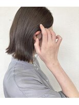 フレイムスヘアデザイン(FRAMES hair design)&nbsp;ギリギリ結べる切りっぱなしボブ