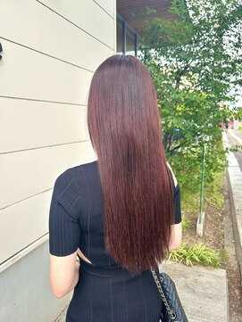 ファースト 長町店(first) ロング×レッドカラー