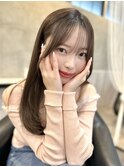 韓国風/レイヤー/小顔/前髪カット/髪質改善/グレージュ/透明感
