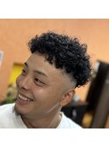 カーリーパーマ【広島/理容室/古民家バーバー二代目銀二郎】