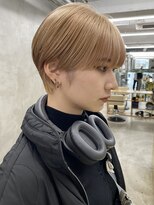 ヤイエ 青山店(yiye)&nbsp;ハンサムショートボブ前髪くびれショートボブ前下がりショート