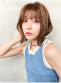 Aimee 町田 くびれボブ×ナチュラルベージュ