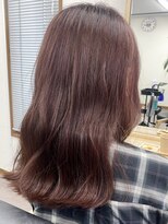 エルランカ(L.lanka)&nbsp;ミディアム/レイヤー/韓国風/チェリーブラウン