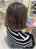 30代40代50代ゆるふわボブ白髪ぼかしボブパーマデジタルパーマ
