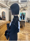 切りっぱなしボブ