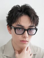 名古屋名駅フェザーパーマフェザーショートセンターパート