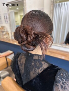 タグマル 結婚式ヘアセット☆カチモリヘア