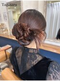 結婚式ヘアセット☆カチモリヘア