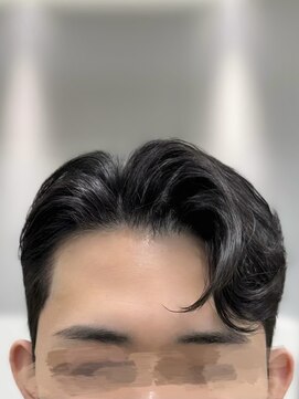 アールプラスヘアサロン(ar+ hair salon) ダウンパーマ×前髪毛流れニュアンスパーマ ガイルヘア