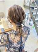 20代30代大人可愛い◎結婚式お呼ばれ後れ毛ヘアアレンジ