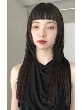 ストラマ(STRAMA) mizunoおん眉ロング/ロング顔周りレイヤー