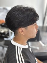 ニアウ 高崎店(Niau)&nbsp;メンズセンターパートニュアンスフェザーパーマ群馬高崎眉毛韓国