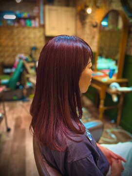 ヘアー ドレッサー ティカ(Hair Dresser TiCA) 夏のダメージを改善！艶カラー。