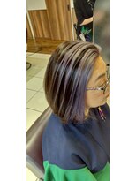 ヘアークリアー 草加&nbsp;モーブグレージュボブ