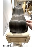 オリーブグレージュ×髪質改善トリートメント