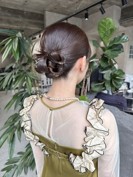 ネアー 新潟(NEER) くびれヘア/ミディアムヘア/ダブルカラー/艶カラー／新潟