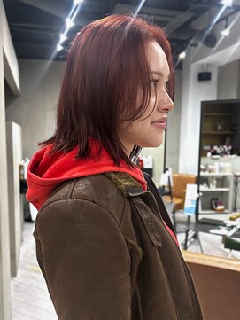 ヘアー アイス ルーチェ(HAIR ICI LUCE) ワインレッド/バーガンディ/ブリーチなし/太田