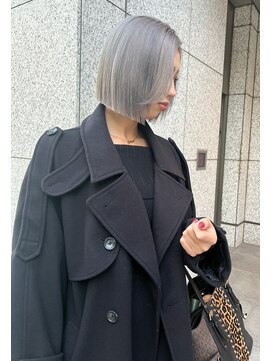 【名古屋/栄】ボブカット/ブリーチ/シルバー