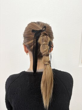 ヘアビジュー(hair bijou) ポニーアレンジ