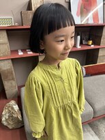 フェンヘアーアイス 中目黒(Fen.hair ici)&nbsp;オン眉内巻きボブキッズカット