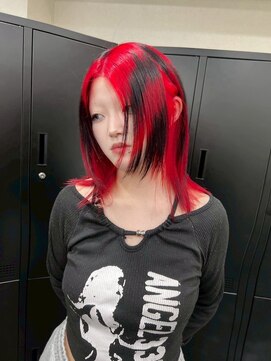 オーダーメイド/ケアブリーチカラー/ブリーチカラー/ウルフ