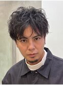 ツーブロックショート