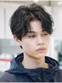 フェザーショートフェザーパーマニュアンスパーマショートヘア
