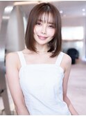 20代30代大人ガーリーレイヤーボブ/顔周り似合わせカット